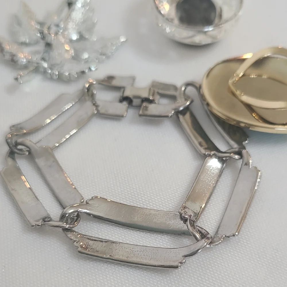 Silver and Gold Jewelry Set